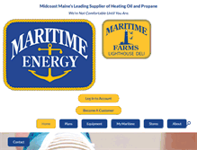 Tablet Screenshot of maritimeenergy.com